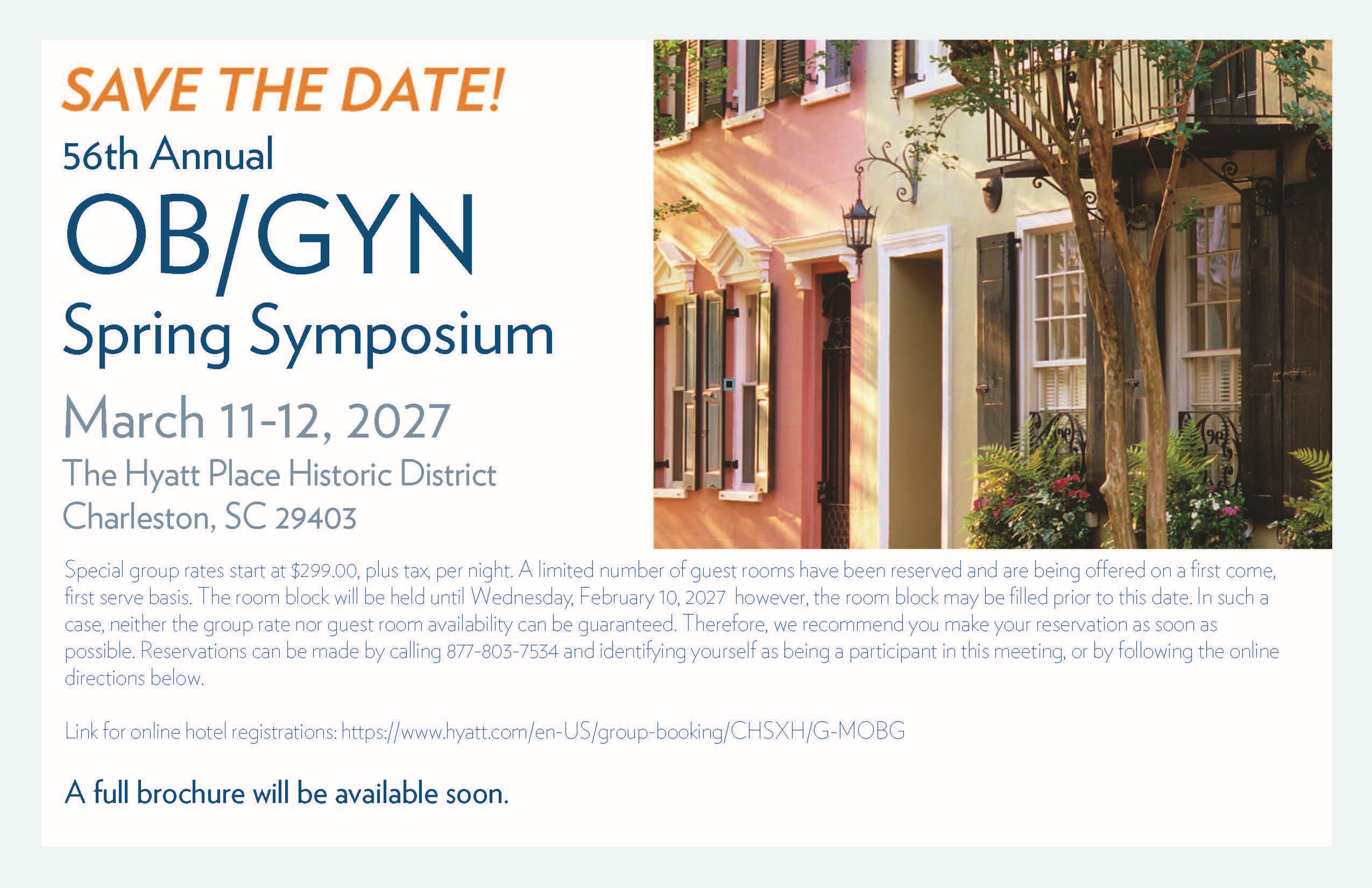 56th Annual OB/GYN Spring Symposium Banner